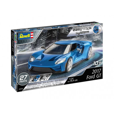 KIT PARA MONTAR REVELL EASY-CLICK FORD GT 2017 1/24 27 PEÇAS REV 07678